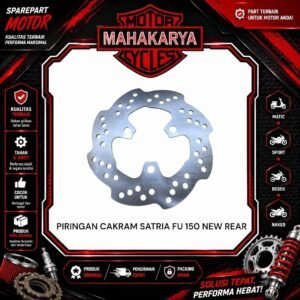 PIRINGAN CAKRAM BELAKANG SATRIA FU 150 NEW FU BARONG FU FI BELAKANG MODEL BUNGA STANDAR