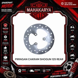PIRINGAN CAKRAM SHOGUN SP 125 RR NR BELAKANG TEBAL 3.2MM DIAMETER 220MM
