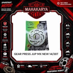 GEAR PRESS GIR SET DEPAN BELAKANG JUPITER MX LAMA JUPITER MX NEW 14T/38T