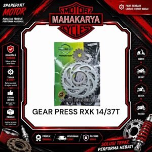GEAR PRESS GIR SET DEPAN BELAKANG RXKING 14/37T