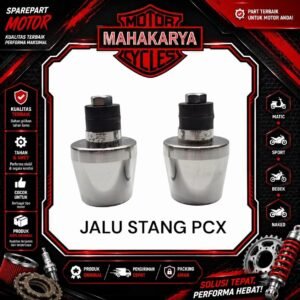JALU BANDUL STANG PCX 150 PCX 160 JUMBO CHROME BAHAN BABET