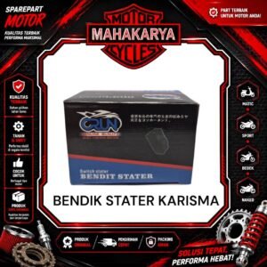 BENDIK SWITCH KODOK RELAY STATER KARISMA MIO BEAT SUPRA X 125 CRUN BODY WHITE