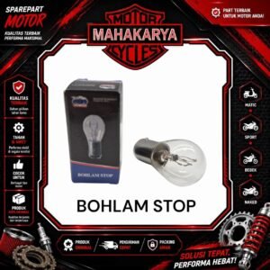 BOHLAM STOP LAMPU DOP MOTOR MOBIL 12V KAKI 2 1 BOX 10 PCS