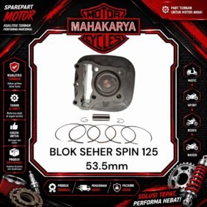 PAKET BLOK SEHER SPIN BORING SET KOMPLIT SPIN 125 DIAMETER 53.5MM