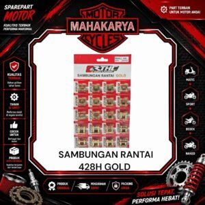 SAMBUNGAN RANTAI GOLD EMAS RACING 428H PER 10PC